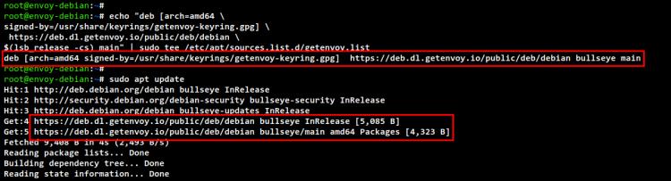 Envoy-Repository hinzufügen