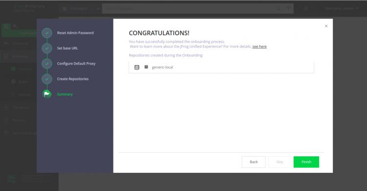 Installation erfolgreich
