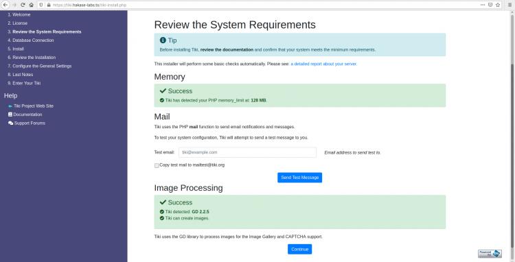 Prüfung der TikiWiki-Systemanforderungen
