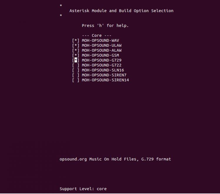 Asterisk Sound Pakete