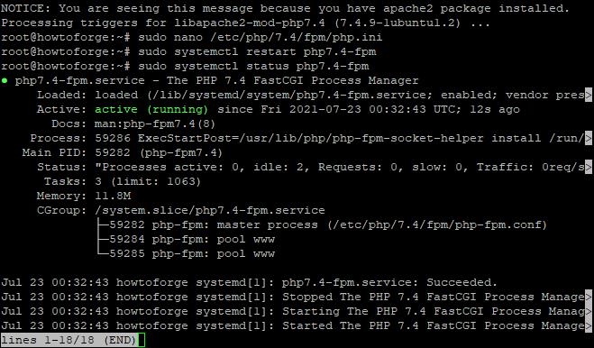 PHP Status prüfen