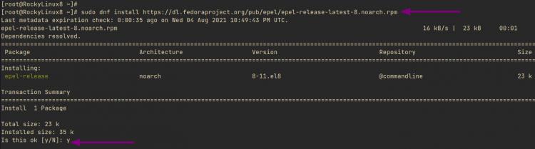 EPEL Repository Rocky Linux installieren