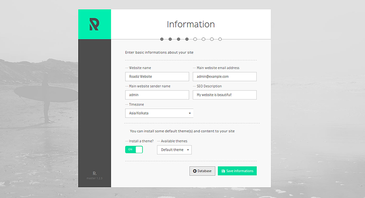 Informationen zur Website