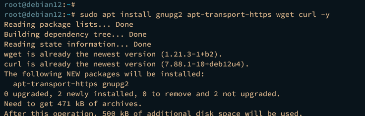 Basisdepots installieren