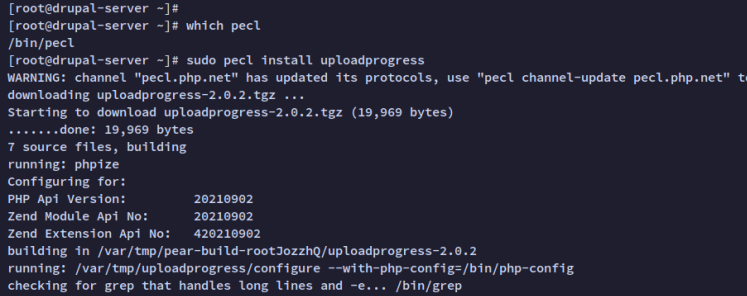uploadprogress installieren