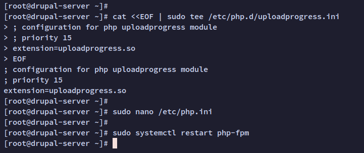 Setup Uploadfortschritt
