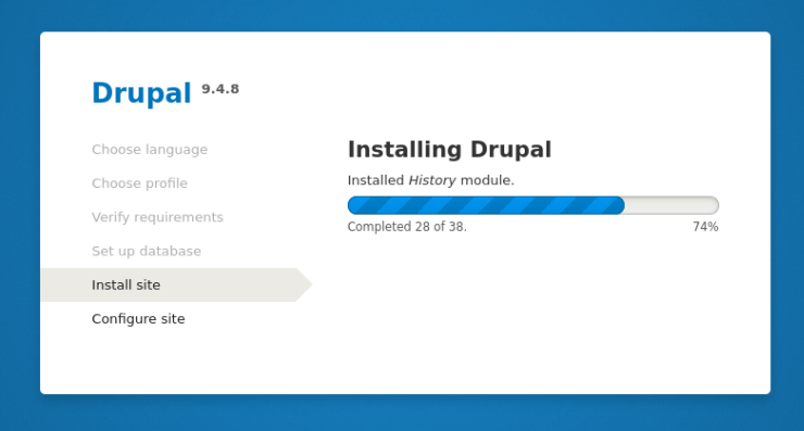drupal-Installation