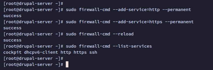 firewalld einrichten