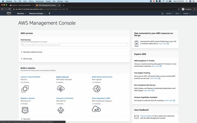 AWS Management-Konsole