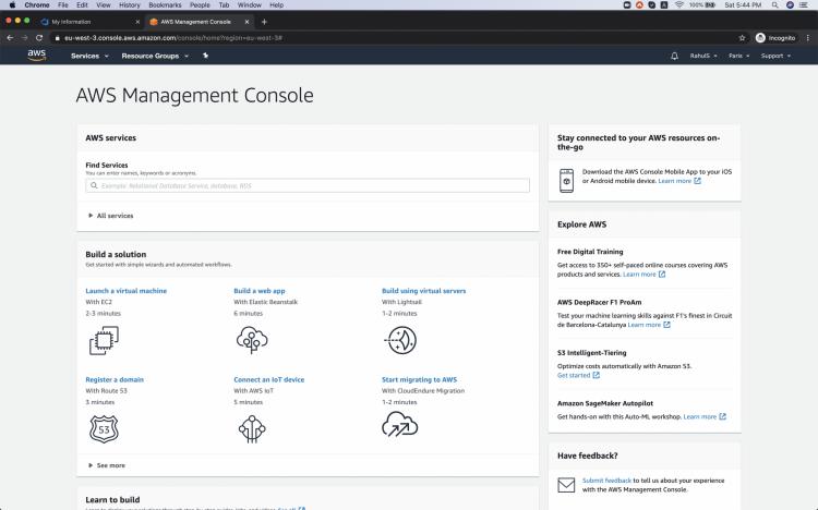 AWS Management Console