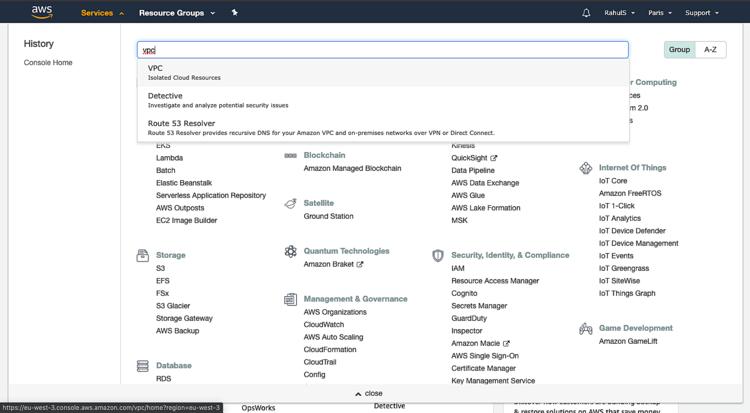 Sicherheitsgruppe erstellen