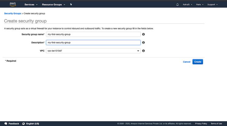 Gruppenname und Beschreibung