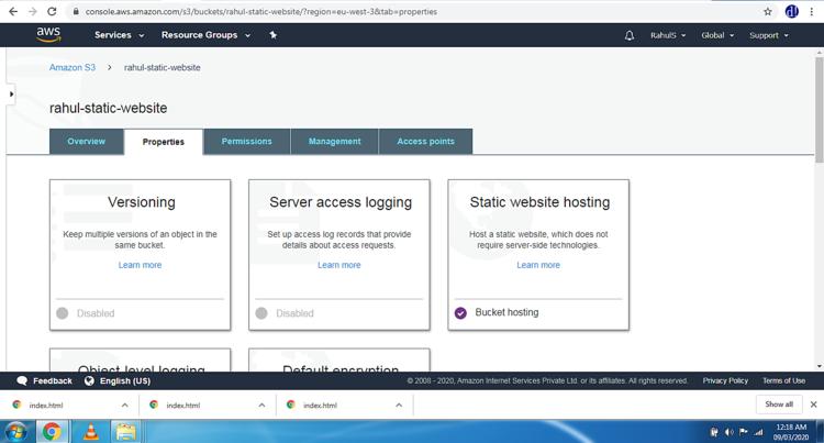 Statische Website erstellen