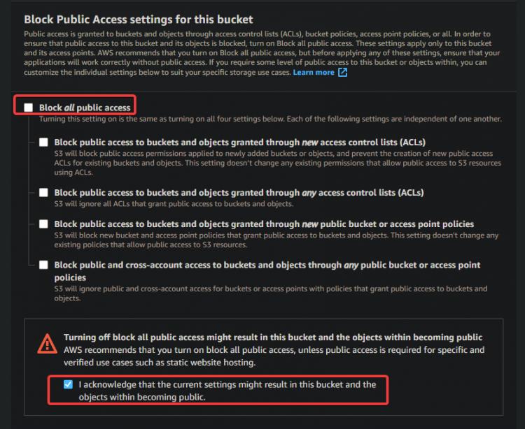 Einen S3 Bucket erstellen