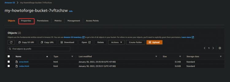 Einen S3 Bucket erstellen