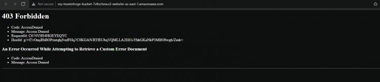 Statisches Website-Hosting aktivieren