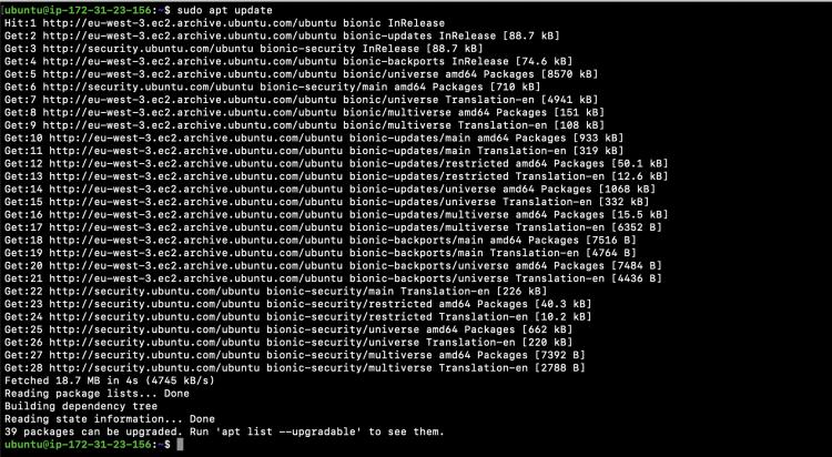 Pakete aktualisieren