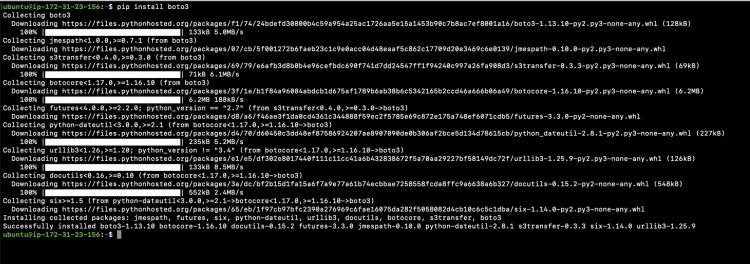 Boto3 mit pip installieren