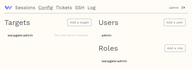 Zielserver hinzufügen