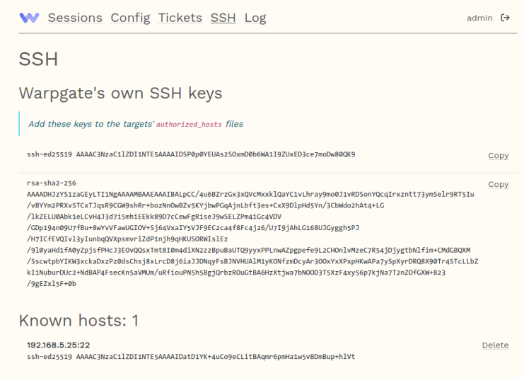 bekannte Hosts auflisten