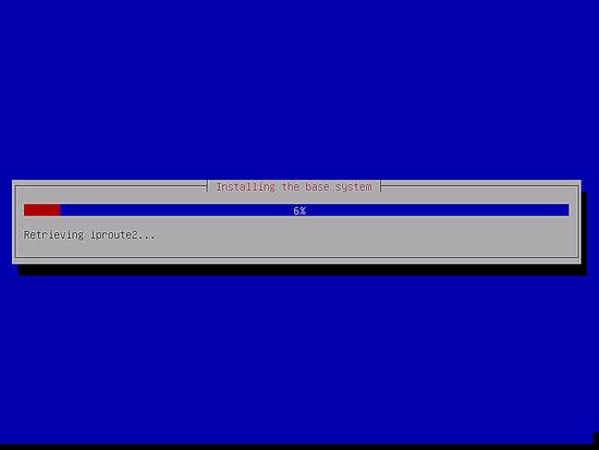Installation des Basissystems