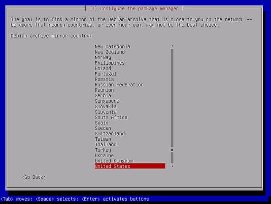 Passendes Land konfigurieren