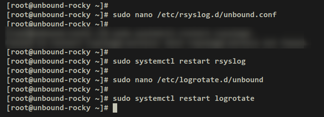 ungebundenes Protokoll über rsyslog und logrotate einrichten