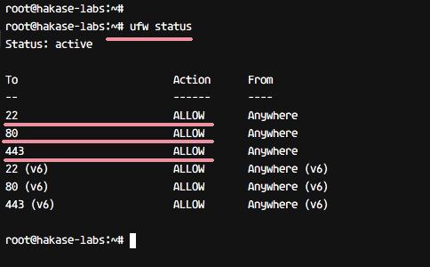 Überprüfen der UFW-Regeln Ubuntu