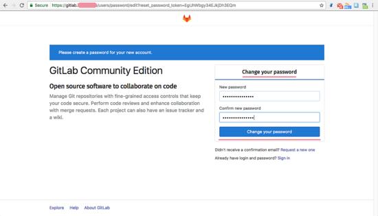 GitLab Standard-Passwort nach der Installation zurücksetzen