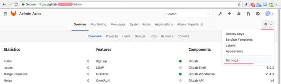GitLab-System konfigurieren