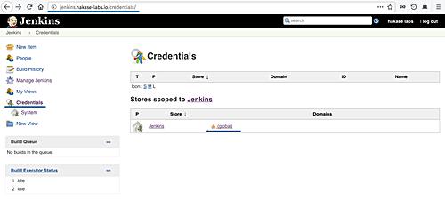Einrichten von Anmeldeinformationen für Jenkins