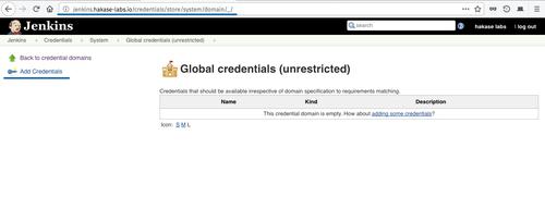 Anmeldeinformationen hinzufügen