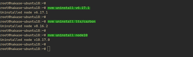 NodeJs deinstallieren