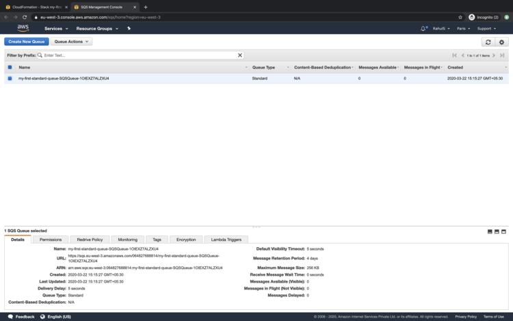Neue QUEUE erstellen