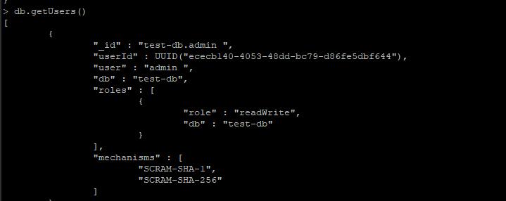 Datenbankbenutzer auflisten