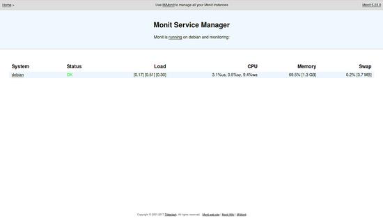m monit debian m monit debian