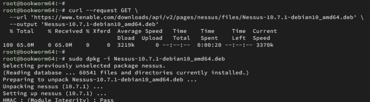 Nessus herunterladen und installieren