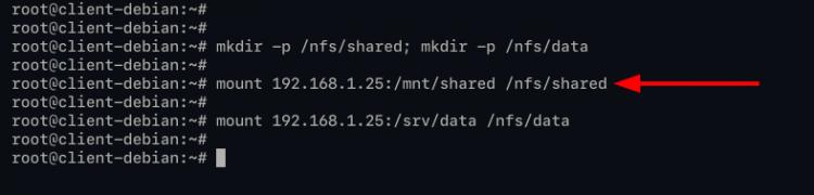 NFS Server einhängen