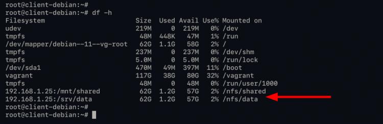 Überprüfung des Mount-Status