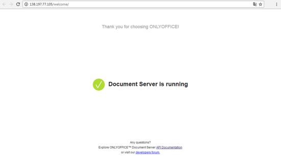 Dokumentenserver läuft