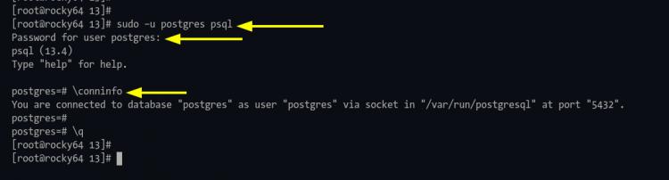 Überprüfe die PostgreSQL Authentifizierung mit dem psql Befehl