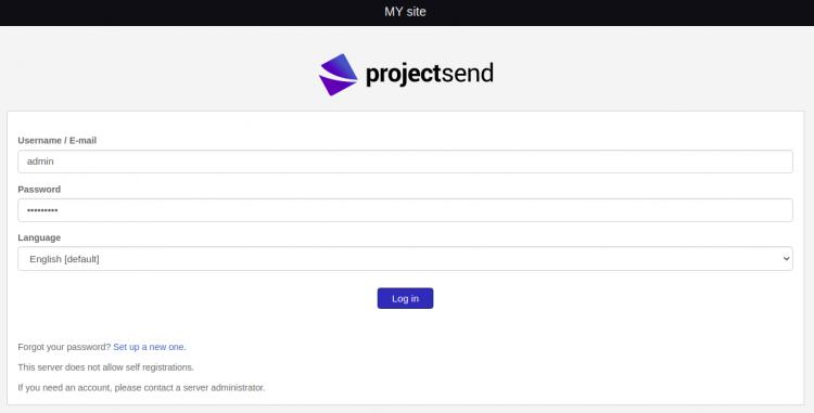 Administrator Anmeldung