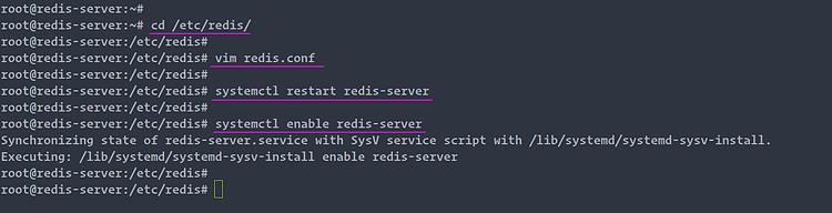Redis-Dienst aktivieren