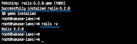 Ruby auf Schienen installieren