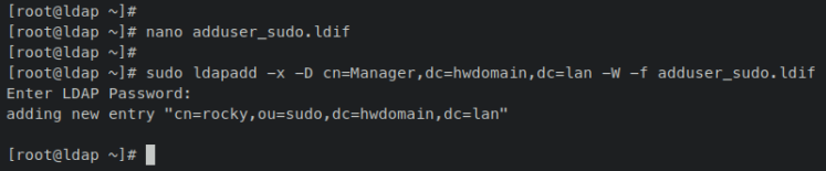 OpenLDAP-Benutzer zu sudo hinzufügen