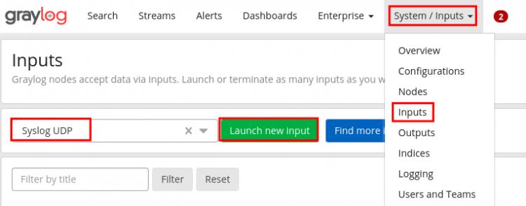 graylog create input