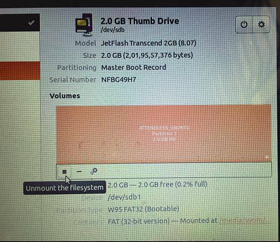 Das Dateisystem deinstallieren