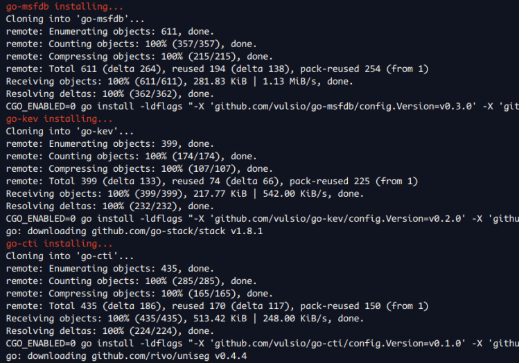vollständig installieren