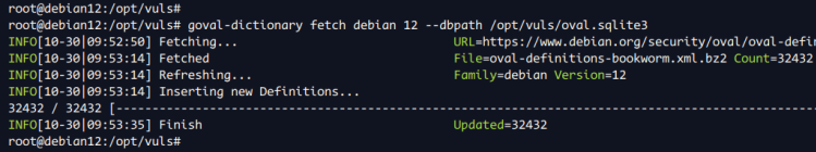 cve-Datenbank herunterladen