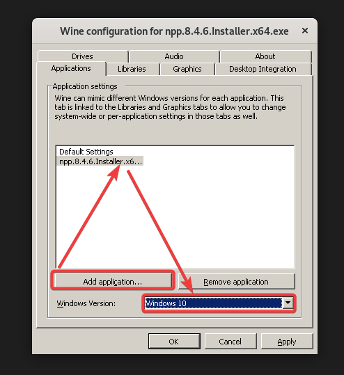 Anwendungseinstellungen